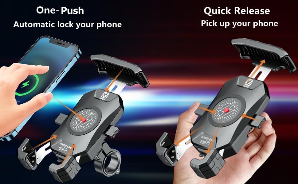 motorcycle phone mount handblebar