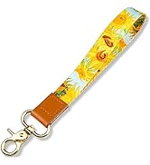 Teskyer Cool Wrist Lanyard Strap for Men &amp; Women, Cute Lanyard for Keys, Stylish Wristlet Key Cha...