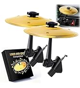 2 Pack Car Cymbal Air Vent, Mini Drum Crash Cymbal For Car Vent,Easy Clip-On Mini Cymbals for Dru...