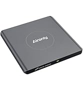 Alronly External CD/DVD Drive for Laptop, USB 3.0 Type-C USB Portable Player for Laptop CD DVD +/...