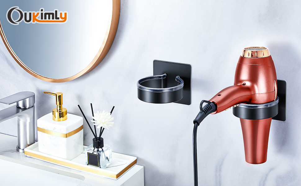 hair dryer holder wall mounted