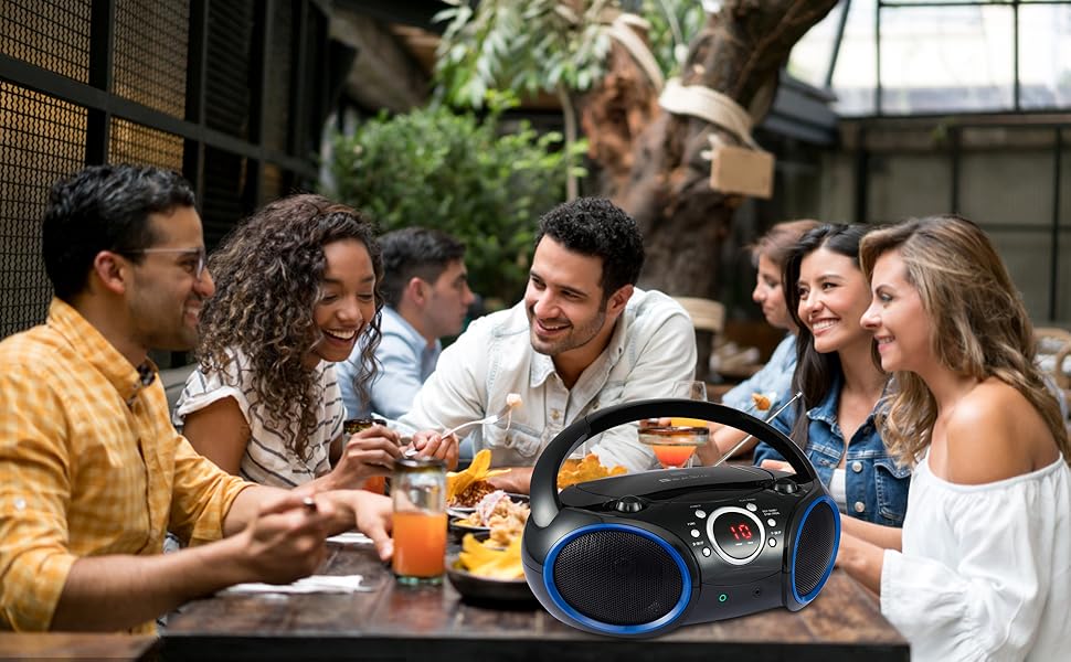 Portable CD Player with Analog tuning AM FM Radio