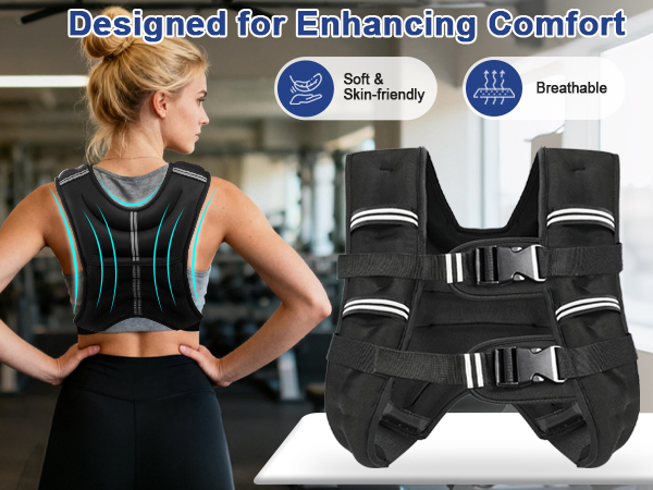 12lb weighted vest women, weighted vest comfort