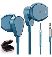 3.5mm Headphones Wired Earphones for Samsung Galaxy A25 A15 A12 A13 A03s A14 A23 A71, Noise Cance...
