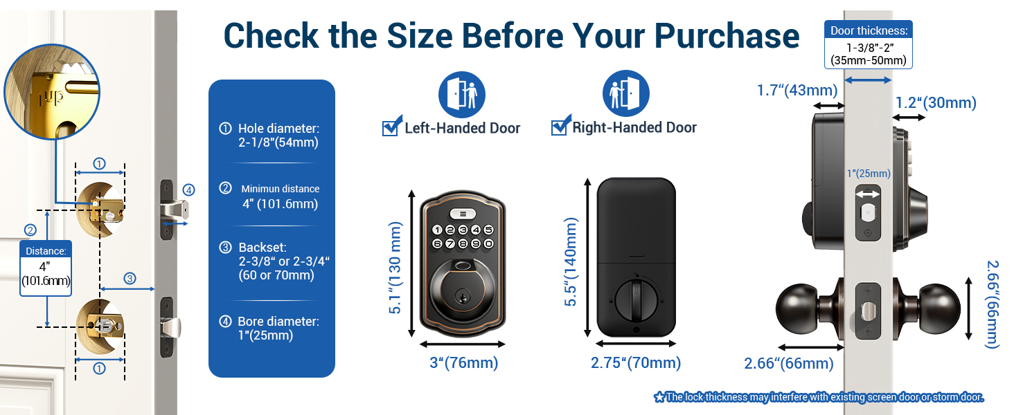 keyless entry door lock