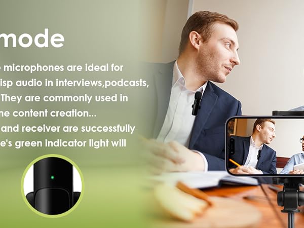 Wireless Lavalier Microphone