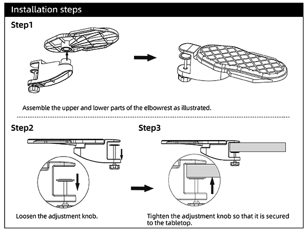Ergonomics Desk Extender Tray