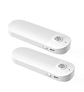 STECHRO LED Night Light with Motion Sensor, USB Rechargeable Battery Operated Cupboard Lamp with ...
