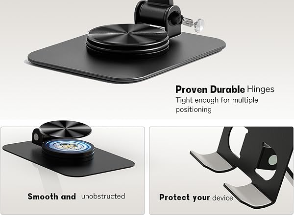 Proven Durable Hinges Tight enough for multiple positioning