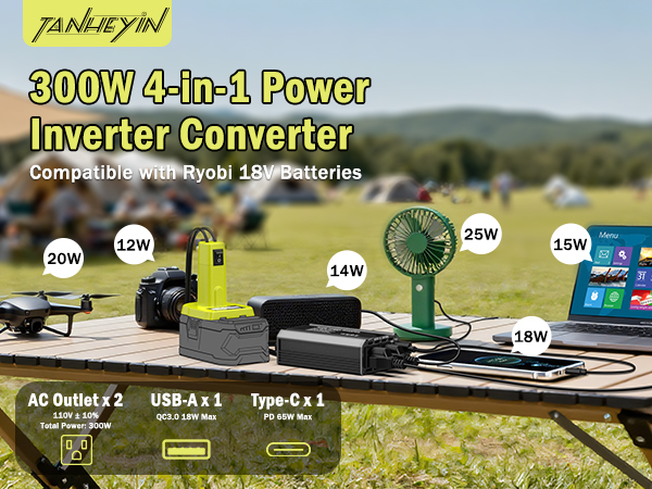inverter 18v to 110v