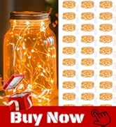 [ 30 Packs ] Fairy Lights Battery Operated String Lights 7 FT/20 LED Minni Twinkle Battery Lights...