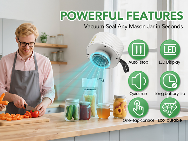 electric vacuum sealer for mason jars