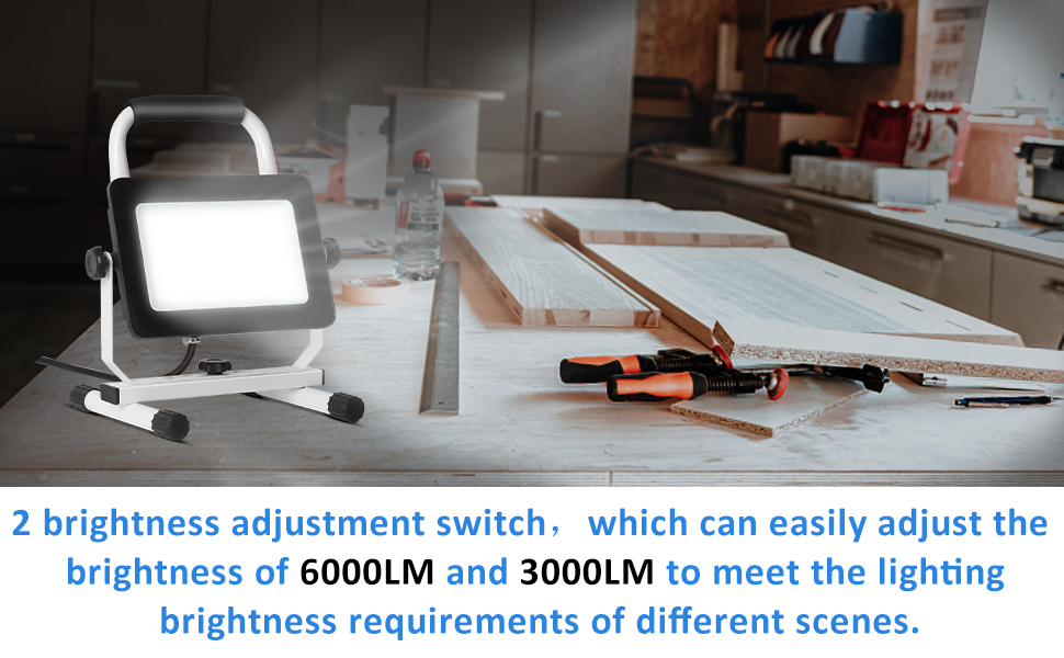 60W LED Work Light with Stand