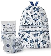 VOK 13 Gallon Trash Bags Drawstring, Leakproof Printed Tall Kitchen Garbage Bags, Tear-Resistant ...