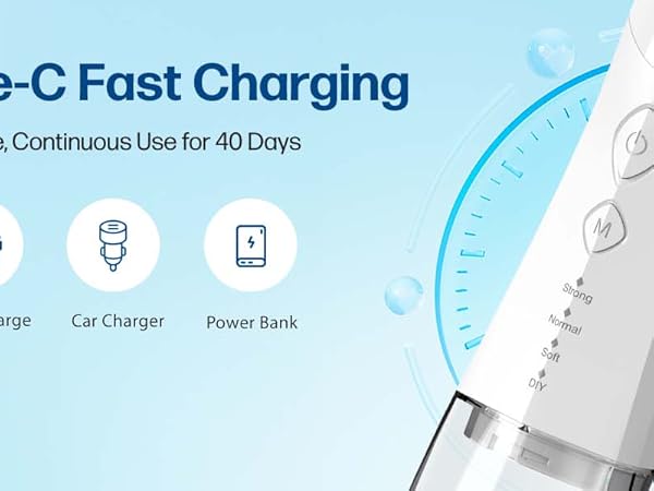 Water Dental Flosser Cordless