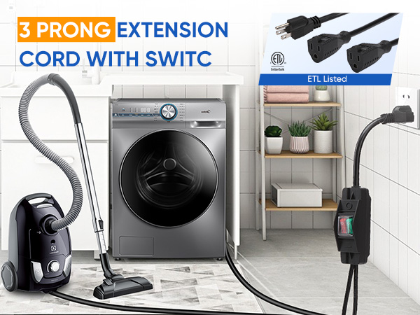 EXTENSION CORD WITH SWITC