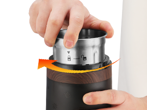 HAUSHOF Black Electric Coffee Blade Grinder (UL Plug)