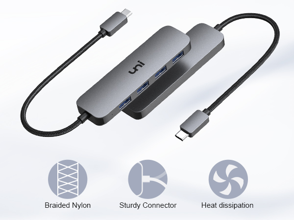 USB C to USB Hub 4 Ports