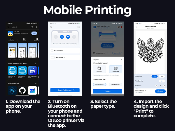 MUNBYN Tattoo Stencil Printer ITP06,