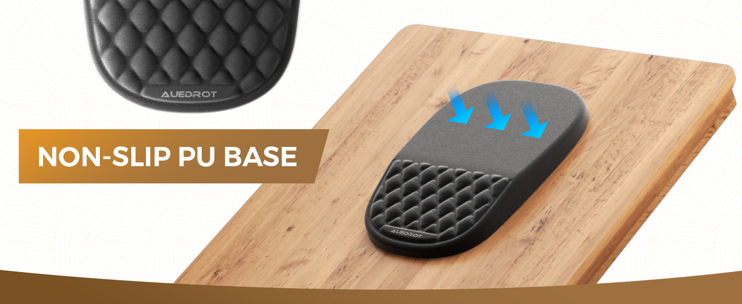 mouse pad with wrist support