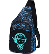 BLUBOON Small Sling Bag Crossbody Bags Camouflage Fanny Packs Chest Bag Travel Chest Bag Gifts fo...