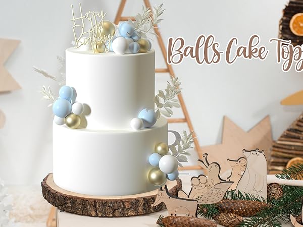 ball cake topper