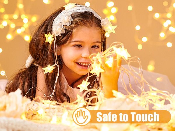 33 ft 100 LED Star Fairy String Lights