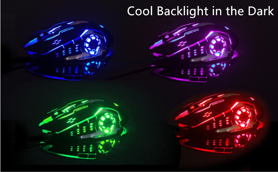 mouse for laptop wireless RGB LED mouse ergonomic mouse computer mice for office games black mouse 