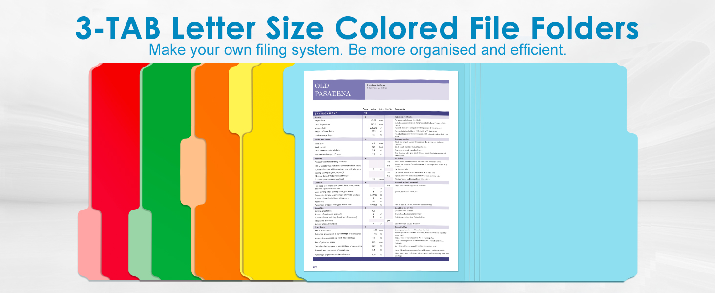 Color File Folders