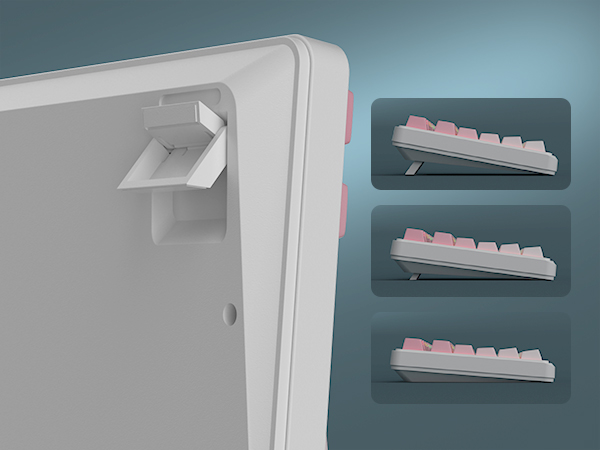 Two-Step Keyboard Feet