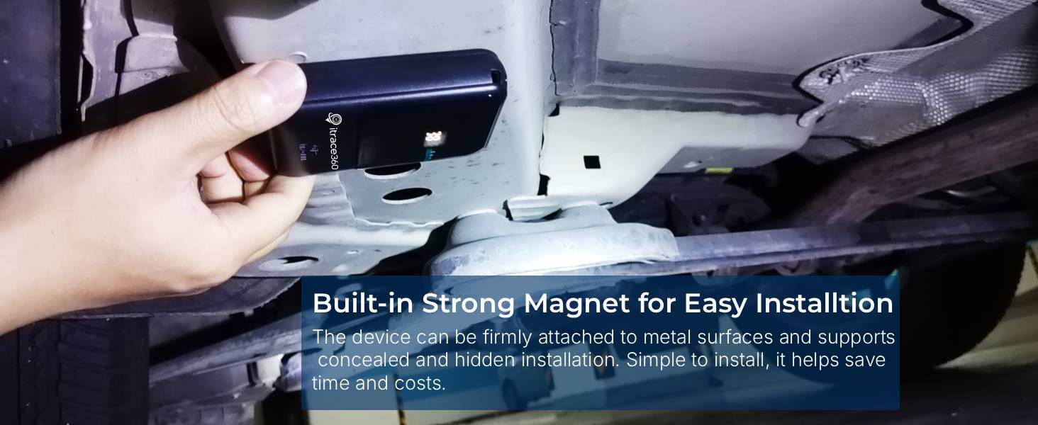 P6W GPS tracker built-in strong magnet for easy installtion