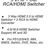 RCA/HDMI Switcher
