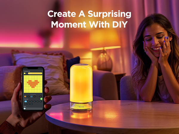 DIY Creation Supported Color Changing Lamp