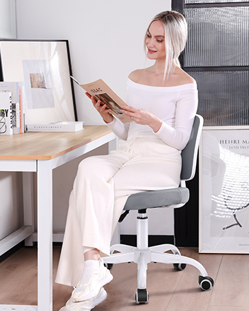 armless desk chair