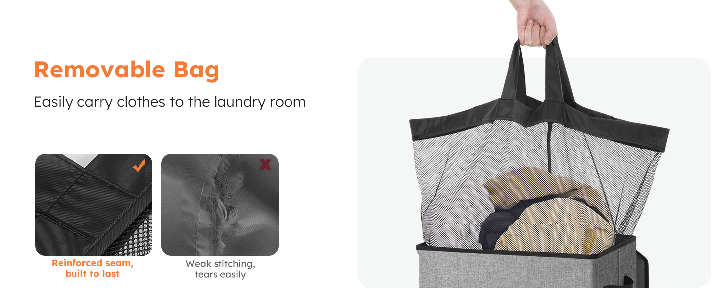 laundry hamper with lid