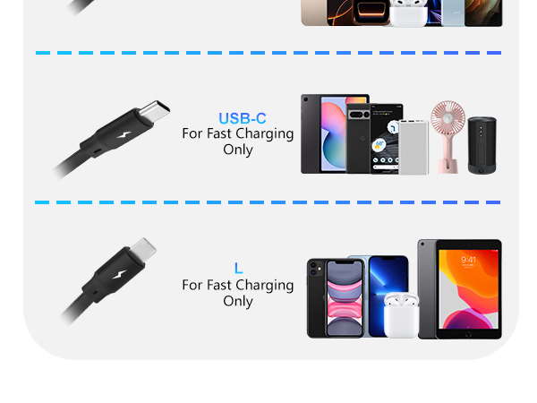 Retractable usb c cable