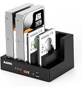 MAIWO 4 Bay Hard Drive Docking Station, SSD HDD 2.5'' 3.5'' SATA Dock, External Drive Enclosure +...