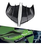 Diamall 2 PCS Motorcycle Fairing Wing, Carbon Fiber Side Spoiler, Fashion Motorcycle Aerodynamic ...