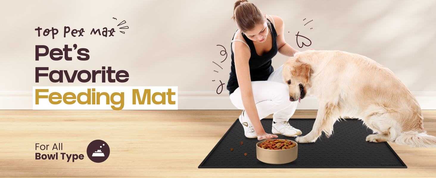 PetHappily Dog Food Mat 