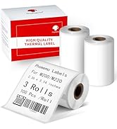 Phomemo 2.36" x 3.14" Multipurpose Labels, Thermal Sticker Label, Premium Adhesive,Compatible wit...