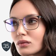 clear lens blue light blocking glasses work, computer, gaming