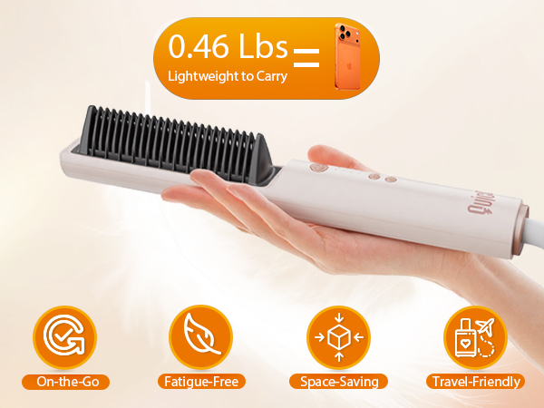 hair straightener brush