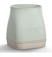 ADDFIT HOUSE Ceramic Utensil Holder - Large Ceramic Kitchen Utensil Holder for Countertop, Large ...