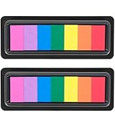7 Colors Rainbow Washable Ink Pad
