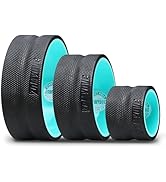 Zomyove 3 Pack Back Roller- Yoga Wheel for Back Pain Reliefn &amp; Stretching, Back Wheel for Deep Ti...