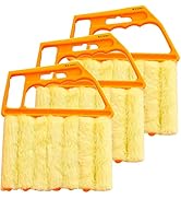 Brush Venetian Blind Cleaner Window Cleaner Brush 7 Slat Removable Washable Dust Collector Microf...