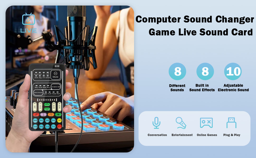 Multifunctional Mini Sound Card