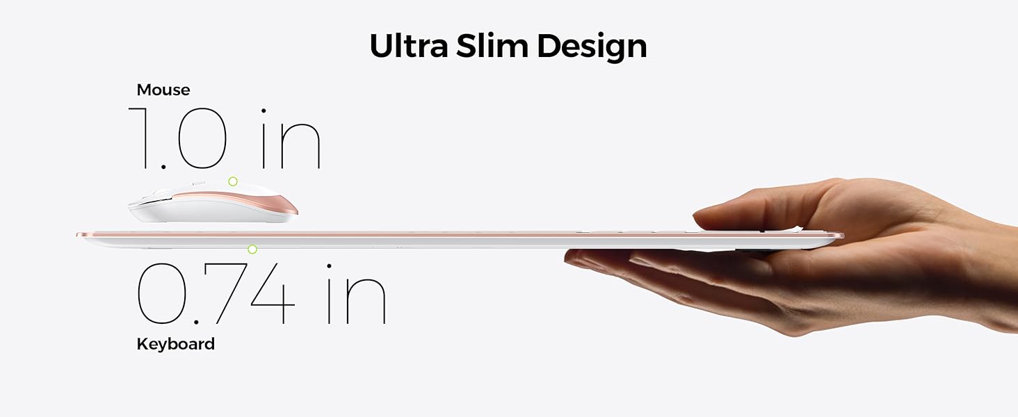 ultra-thin keyboard and mouse