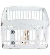 Sweetcrispy Plastic Dog Playpen - 4-Panel 24