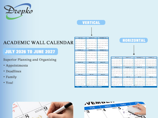 2026-2027 dry erase calendar